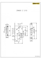 Z210 mortise lock (R3 security fittings)
